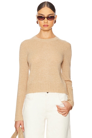 Shrunken Crew Cashmere Sweater Guest In Residence