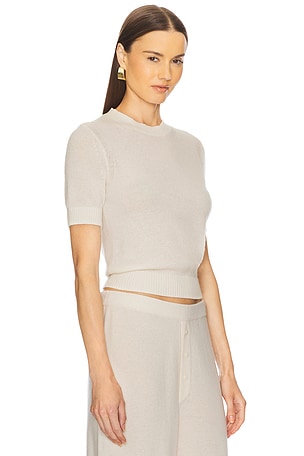 Guest In Residence Sweater Tee in Cream