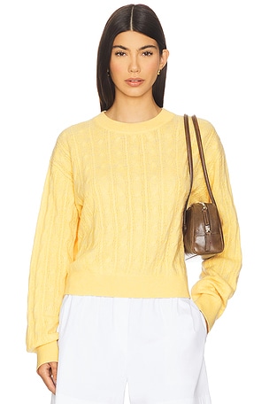 Cable Collegiate Crew Sweater Guest In Residence