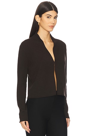Guest In Residence Stealth Cardigan in Chocolate