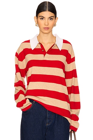 Striped Rugby Cashmere Top Guest In Residence