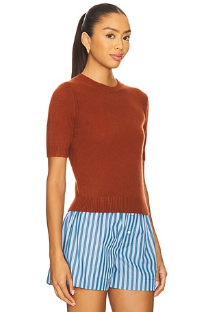 Guest In Residence Sweater Tee in Rust