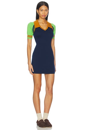 Guest In Residence Ace Polo Dress in Navy