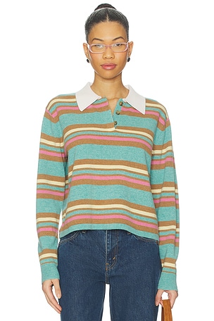 Cropped Stripe Rugby Sweater Guest In Residence
