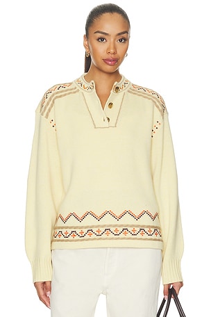 Fisherman Henley Sweater Guest In Residence
