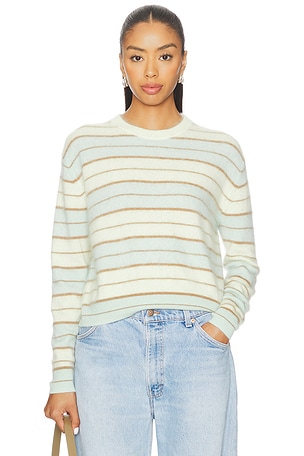 Grizzly Stripe Crew Sweater Guest In Residence