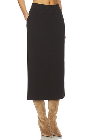 Guest In Residence Tailored Skirt in Brown