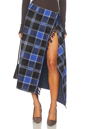 Tartan Wrap Skirt Guest In Residence