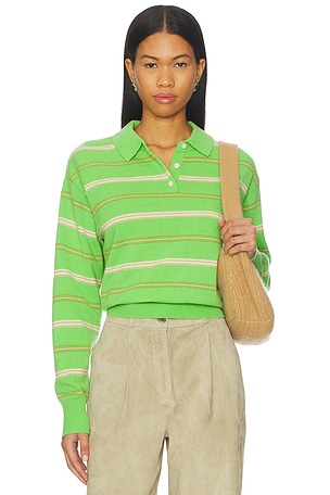 Collegiate Stripe Polo Guest In Residence