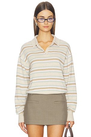 Collegiate Stripe Polo Guest In Residence