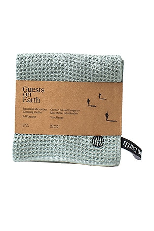 Waffle Cleaning Cloths 2 Pack Guests on Earth