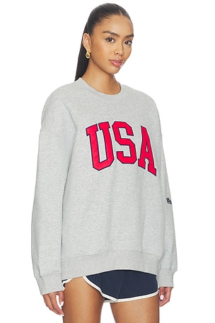 Hype and Vice Usa Offside Crewneck in Grey