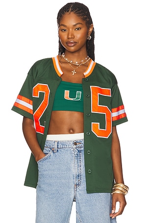 University Of Miami Football Jersey Top Hype and Vice
