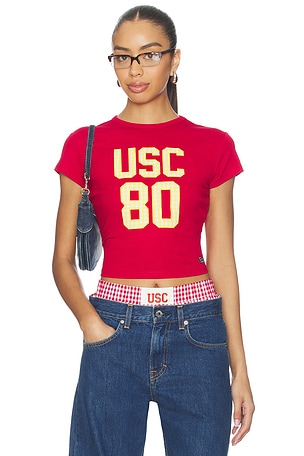 University Of Southern California Baby Tee Hype and Vice