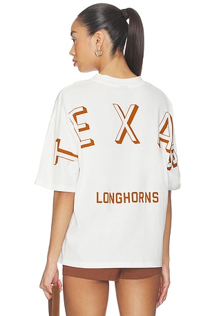 The University Of Texas At Austin Football Oversized Tee in Burnt Orange Hype and Vice