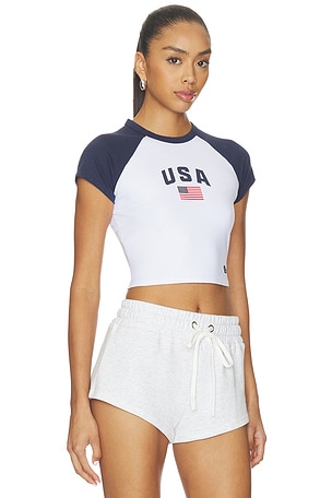 Hype and Vice Usa Homerun Tee in Navy
