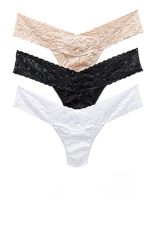 Low Rise Thong 3 Pack Hanky Panky