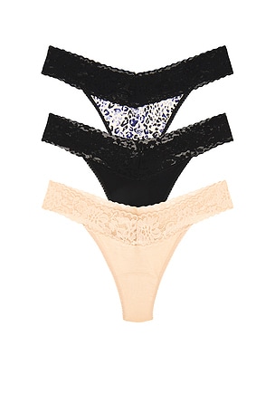 Original Rise Thong 3 Pack Hanky Panky