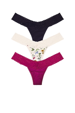 Low Rise Thong 3 Pack Hanky Panky
