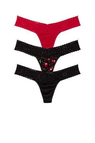 3 Low Rise Thongs Hanky Panky