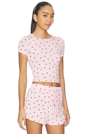 Hanky Panky Baby Tee in Pink