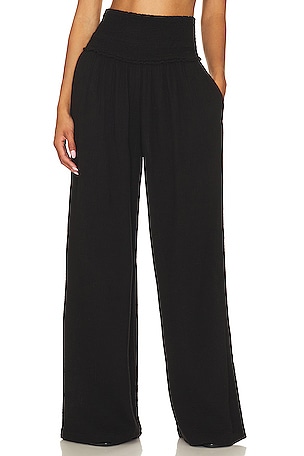 Gauze Smocked Flare Pant MONROW