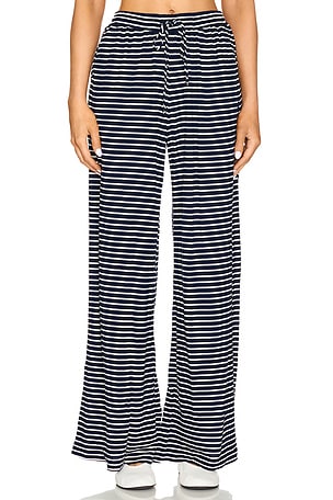 Stripe Wide Leg Pant MONROW