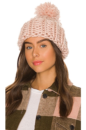 Chunky Knit Pom Hat Hat Attack