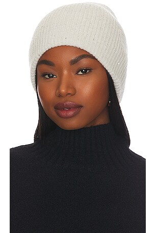 Hat Attack Sparkle Beanie in Winter white | REVOLVE display picture 2