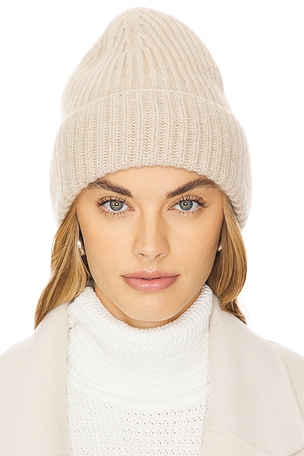 Cashmere Rib Beanie Hat Attack