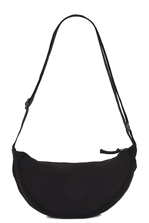 Hat Attack Nylon Crossbody Bag in Black