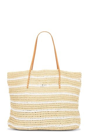 Hat Attack Stella Stripe Tote in Neutral