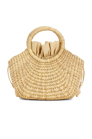 Hat Attack Janie Shell Top Handle Bag in Neutral