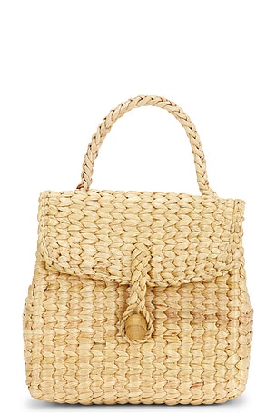 Hat Attack Shiloh Mini Top Handle Bag in Neutral