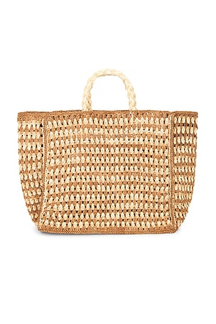 Hat Attack Melody Tote Bag in Tan,Neutral