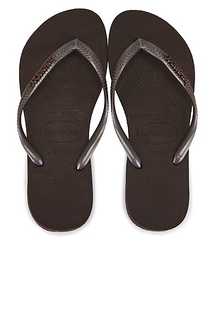 SANDALIA SLIM LOGO METALLIC Havaianas