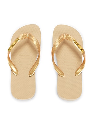 Top Logo Metallic Sandal Havaianas