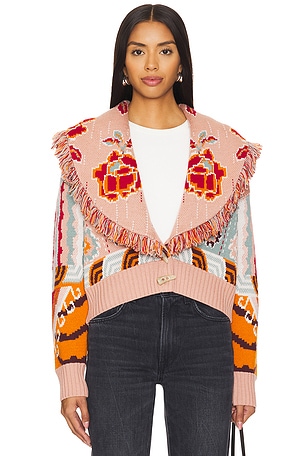 Tibetan Tiger Jacquard Cardi Bomber Hayley Menzies