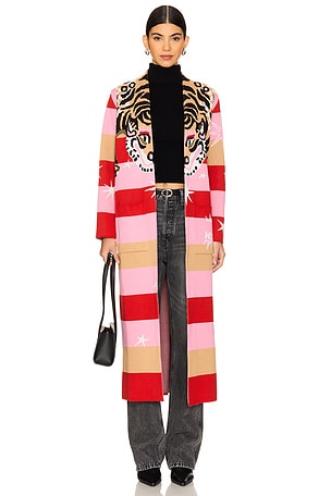 Tiger Stripe Jacquard Duster Hayley Menzies