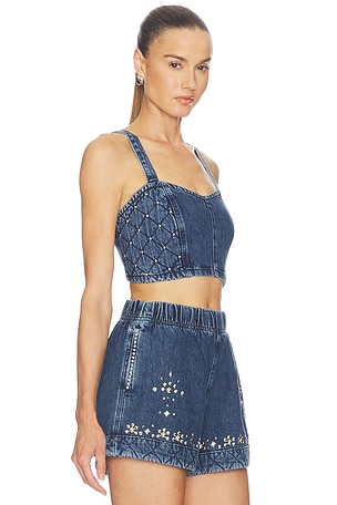 Hayley Menzies Cyndi Top in Blue