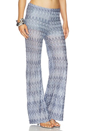 HANNE BLOCH Knit Trousers in Blue