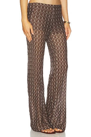 HANNE BLOCH Knit Trousers in Brown