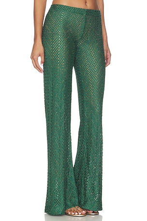 HANNE BLOCH Knit Trousers in Green