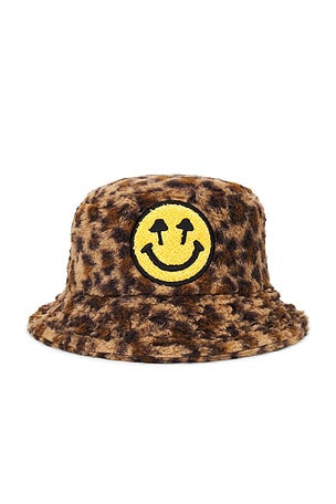 Furry Bucket Hat Happy Caps