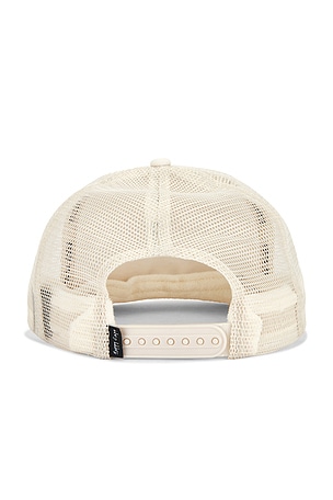Happy Caps Smile For A While Trucker Hat in Cream