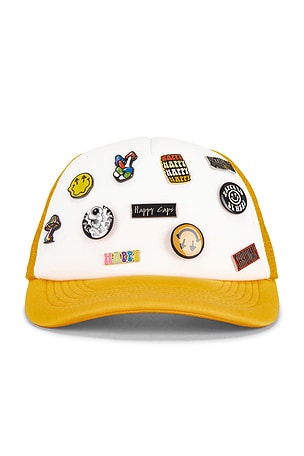 Pin Trucker Hat Happy Caps