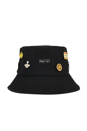 Pin Bucket Hat Happy Caps