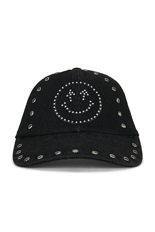 Studded Smiley Meshback Hat Happy Caps