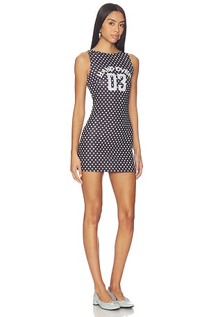 HAND OVER Mickey Dress in Black