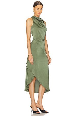 HEARTLOOM Laurel Dress in Army